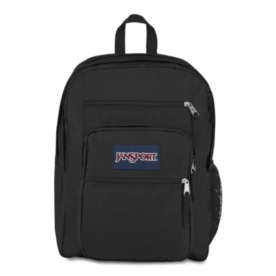Zaino per Laptop - Borsa per Computer con 2 Scomparti, Spallacci Ergonomici, Tasca per Laptop da 15'', Maniglia per Trasporto - Nero