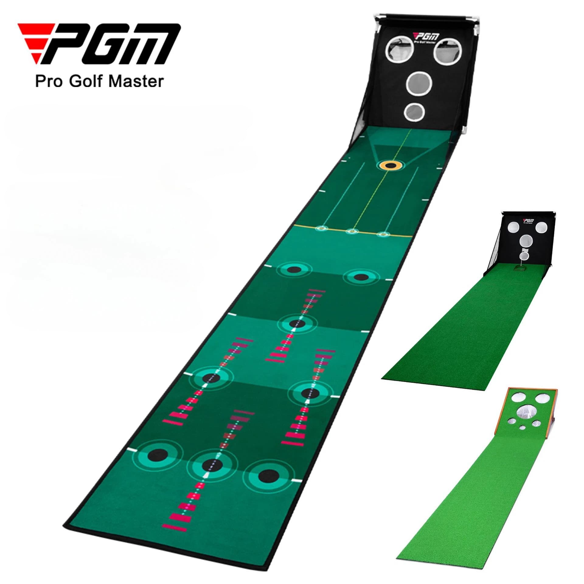 PGM Multifunction Golf Putter Indoor Golf Putting Home Training Mini Practice Mat Exercise Blanket Golf Training Aids TL033