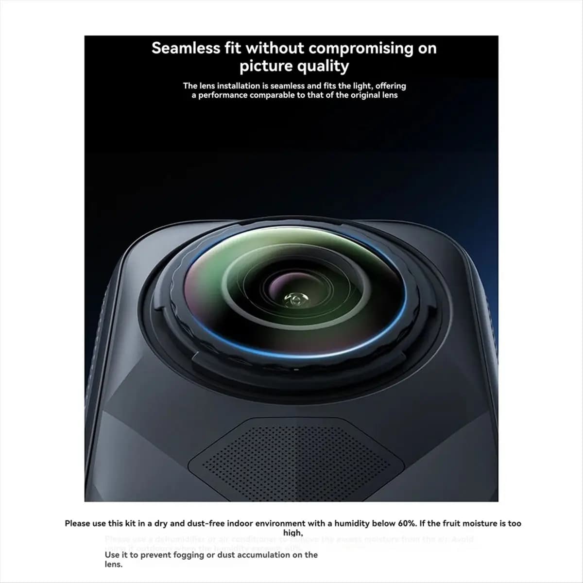 Replacement lens A10I for action camera X5 DIY repair kit with red lens Camera accessories improved