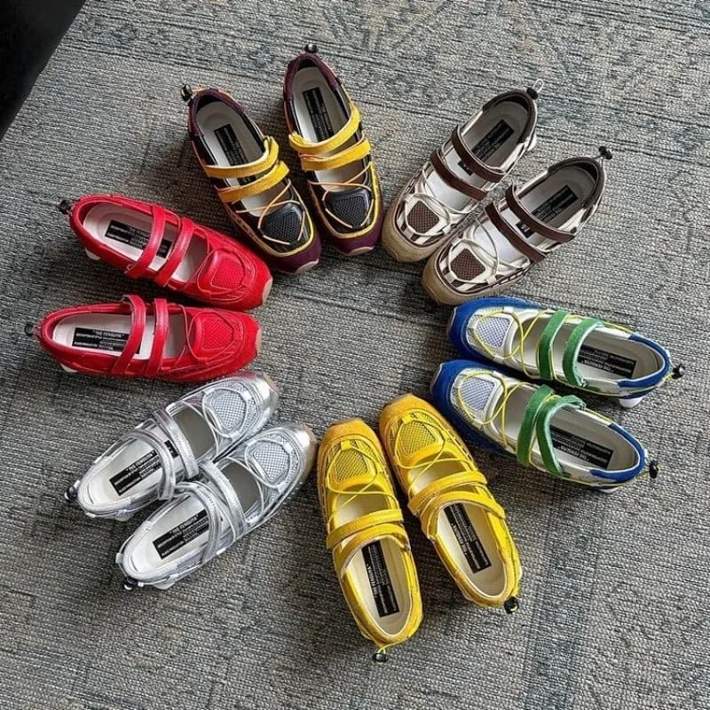 2025 New sneakers retro Mary Jane from woman with inner rise