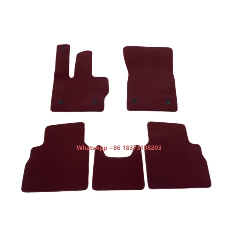 Car Mats in Authentic Luxury Lana for Class G63 Set of 5 Pieces 20mm Interior Decoration Car