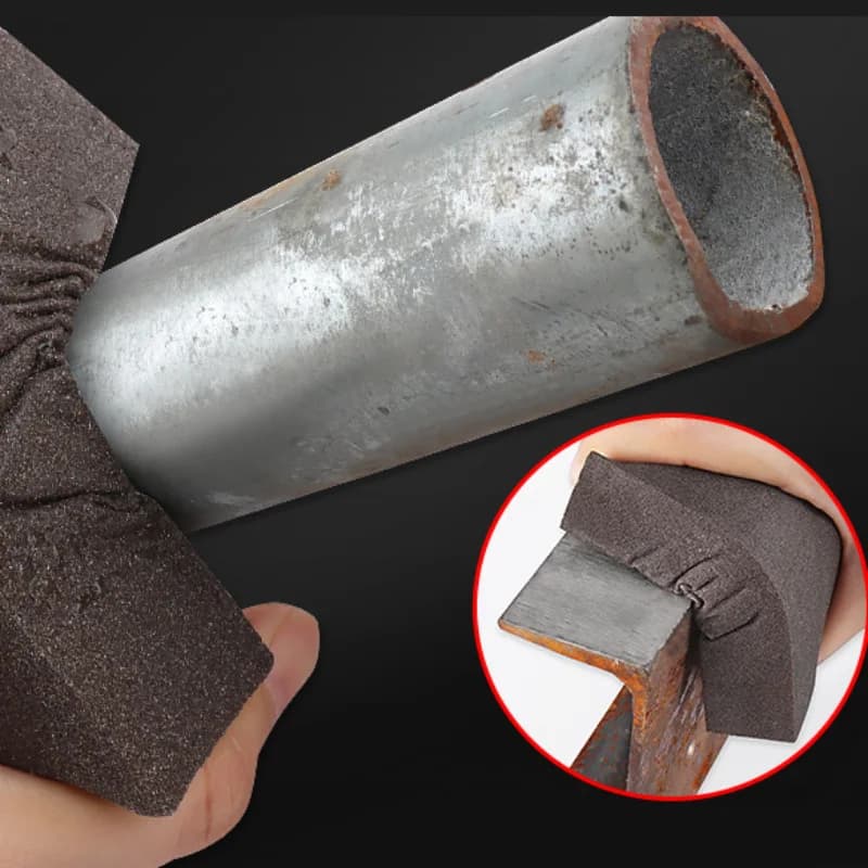 1 pz 60 Grana ~ 600 Grit Spugna Abrasiva Blocchi Spugna Levigatura Blocco Muro Spugna per Macinazione per Metallo Plastica Legno Vernice