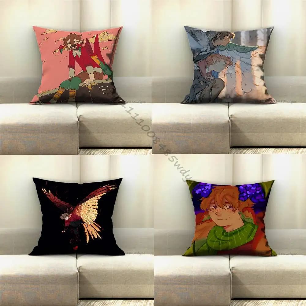 Popular host Grian Pillow Case Living Room Sofa Cushion Cover Suitable For Home Bedroom Room Decoration