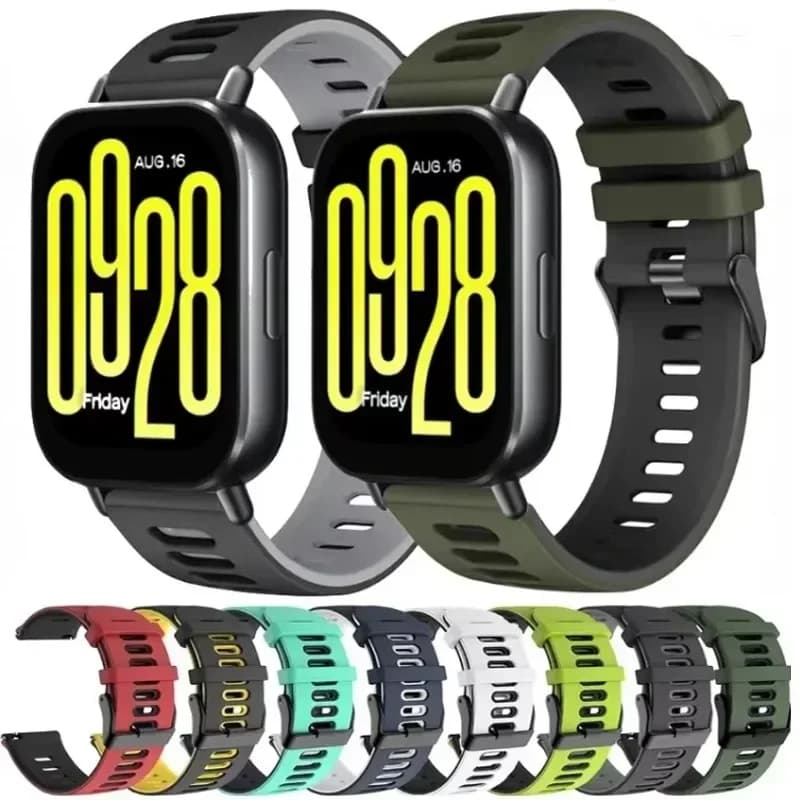 Cinturino in silicone 22/20mm per Redmi Watch 5 Active Huawei Watch 5 4 GT6-5-4 Pro 46mm cinturino cinturino Redmi Watch 5 Lite accessori