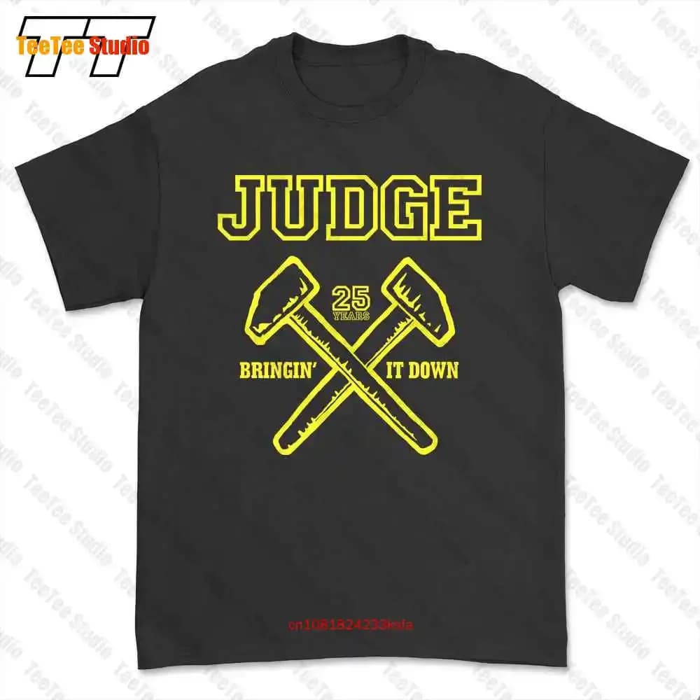 Giudice Bringin It Down 25 Anniversario Hardcore Nyc Hardcore T-shirt Tee 731P