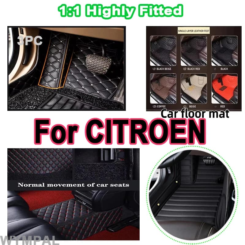 Luxury Car Mats for CITROEN Grand Caravan Charger SRT viper RAM 1500 Ram ProMaster Magnum Accessories