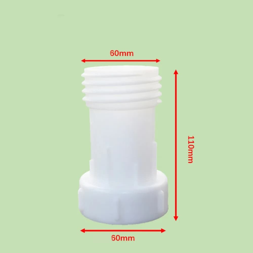 Giunto di prolunga professionale per barile da 60 mm di diametro, adattatore universale per tubo IBC S60x6, connettore acqua resistente per giardinaggio