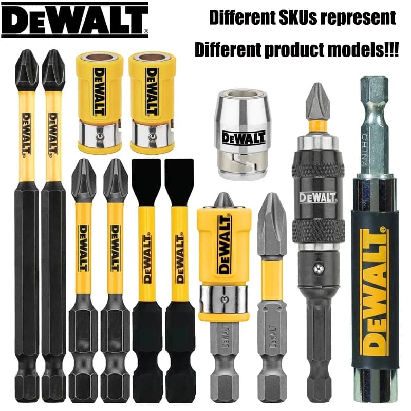 DEWALT Tool Accessories Combination Series Cross Slotted PH2 89MM 57MM 50MM Silver/Yellow Ring Sleeve Extension Rod