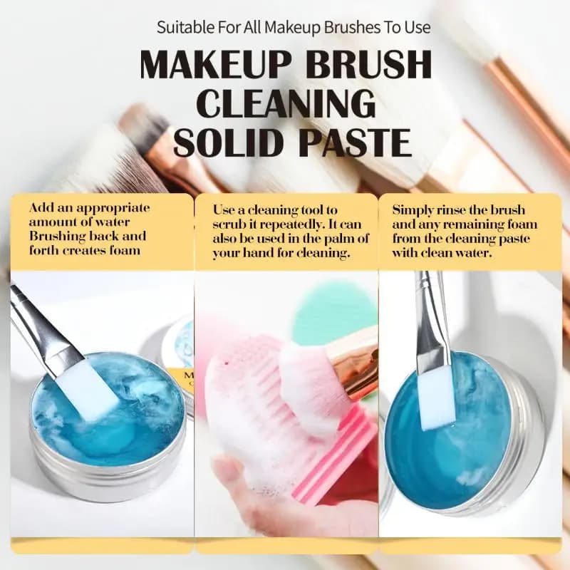 New 60g Makeup Brush Beauty Sponge Cleansing Soap Multi-Foam Cleaning Bar Powder Puffs Makeup Remover Cleaner Soap