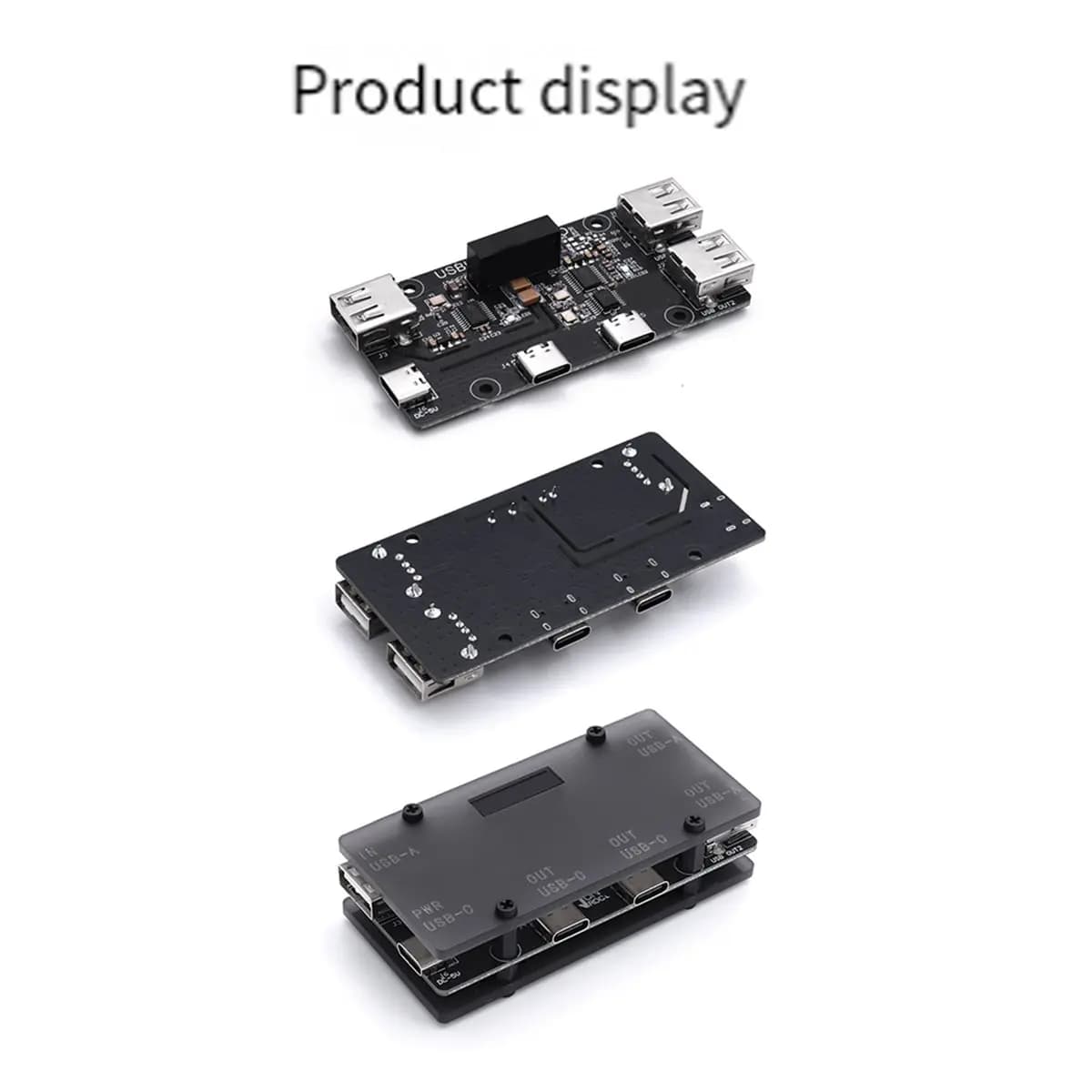 [VALUE PACK]USB HUB USB2.0 4-Port USB Expansion Board Module 1-to-4 Port Isolator High-Speed 480Mbps Plug and Play