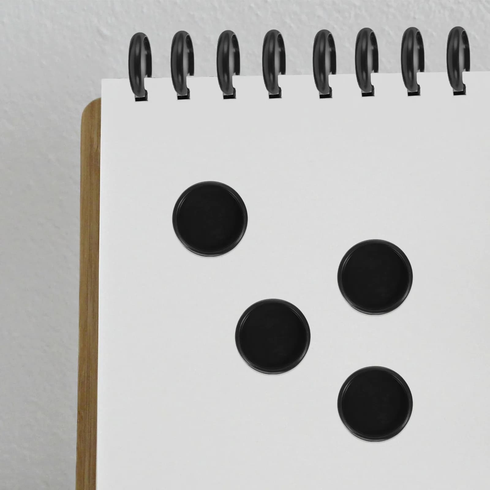Loose Leaf Binder Rings Plastic DIY Binding Notebook Halloween Christmas Disc Planner Ring Disc Binding Rings Mushroom Hole Disc