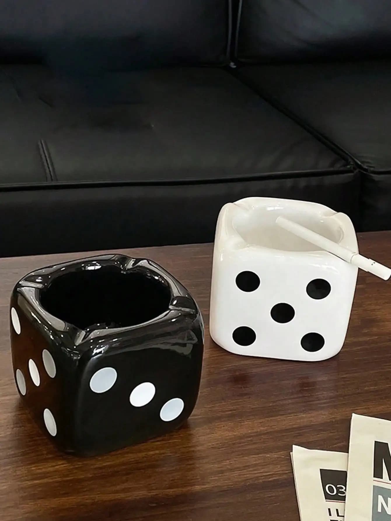 Posacenere con setaccio in ceramica, posacenere per dadi per la casa, regalo per dadi, decorazione per la casa, posacenere per ufficio