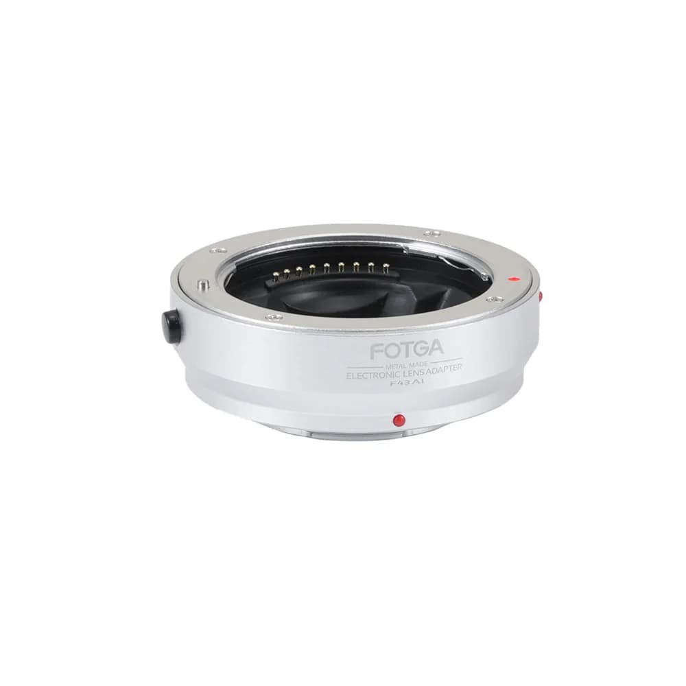 Anello Adattatore per Obiettivo con Autofocus Elettronico in Metallo per Obiettivi 4/3 su Attacco Micro M4/3 per Fotocamere Mirrorless Olympus Panasonic