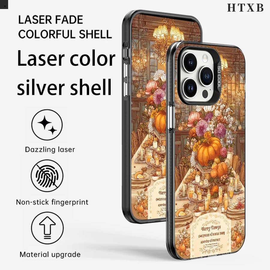 Pumpkin on the table Phone case for iPhone 17 to 11 Pro Max Plus