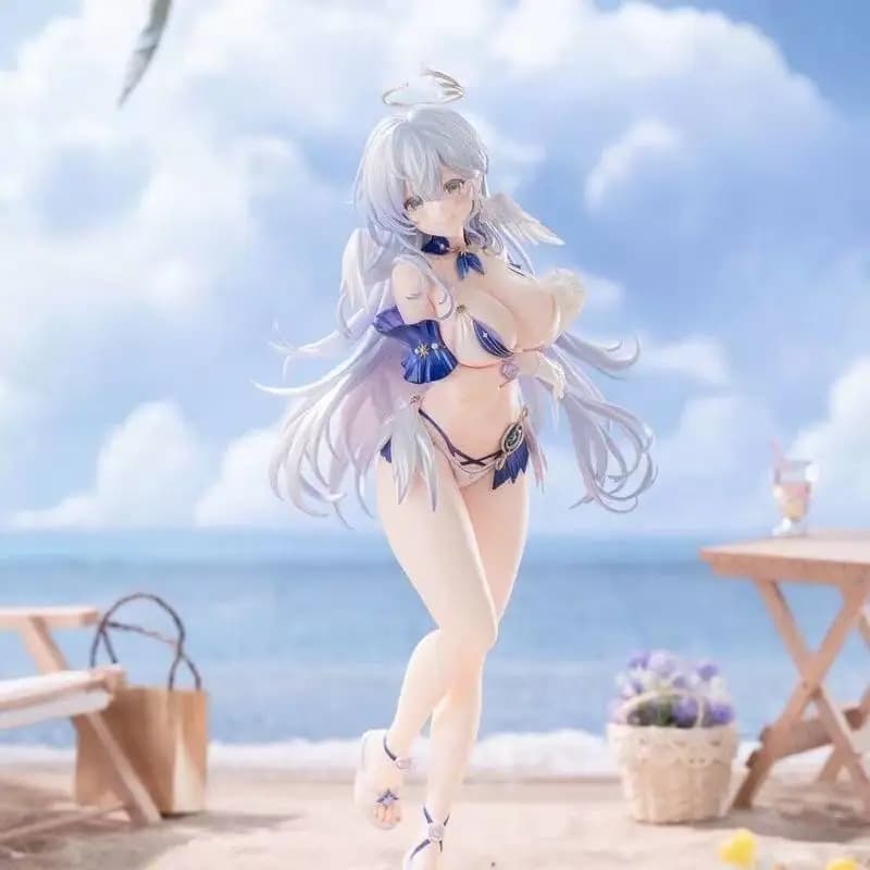Honkai Star Rail Robin Swimsuit Version Pvc Collectible Model Desktop Ornament Anime Accessories For Adult Game Fans Replica