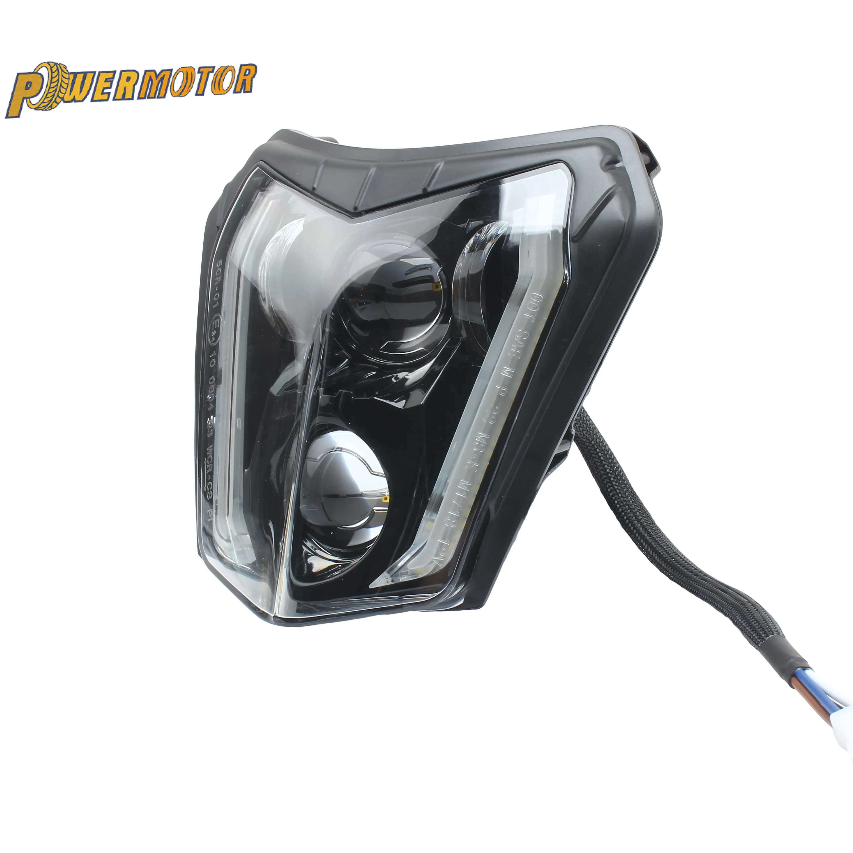 LED light for Moto KTM EXC XCW XCF 125 250 with High/Basso and DRL band, Enduro and Motocross accessories
