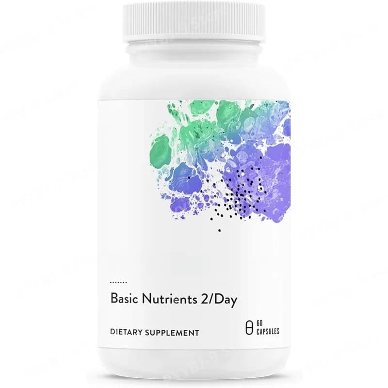 Multivitamin and Mineral Supplement, Daily Nutritional Support Formula, High Quality Ingredients, 60 Capsules, No Glutine, Lactose and Soy
