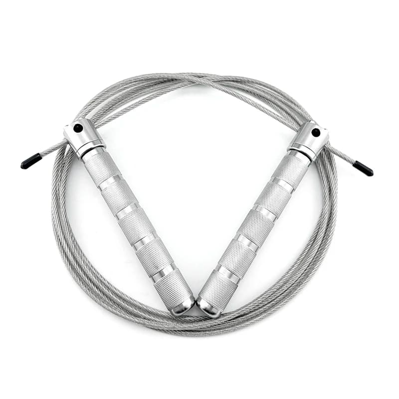 Dai Qi Jiang Stainless Steel Weighted Jump Rope for Fitness, Weight Loss, and Fat Reduction, Specialized for Adult Professional Training with Bearing Jump Rope