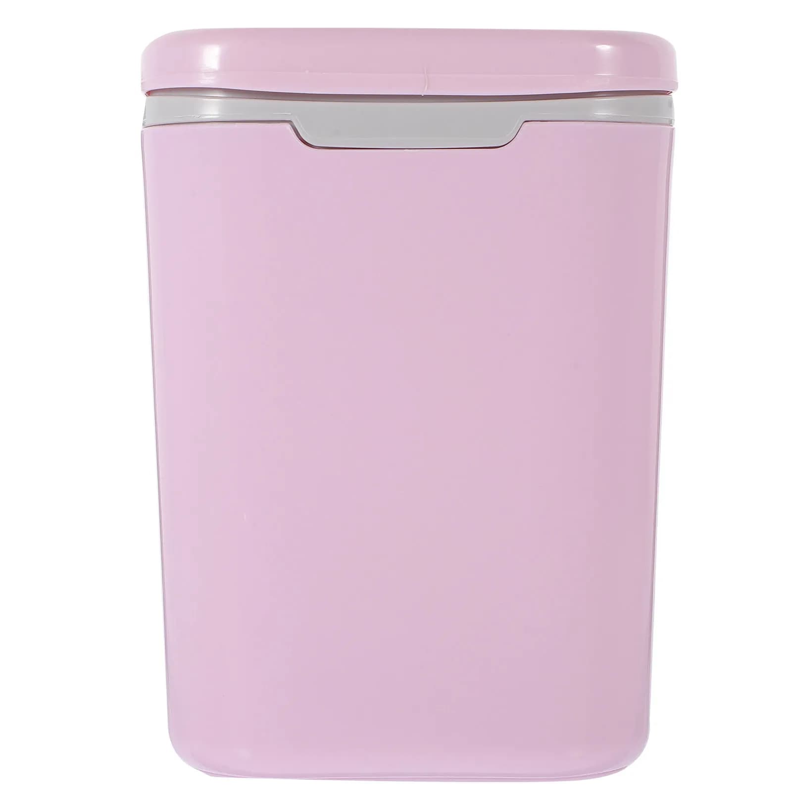 Piccolo Cestino da Scrivania con Coperchio, Mini Contenitore per Rifiuti Portatile per Casa, Ufficio, Camera da Letto, Cucina, Organizzazione Scrivania