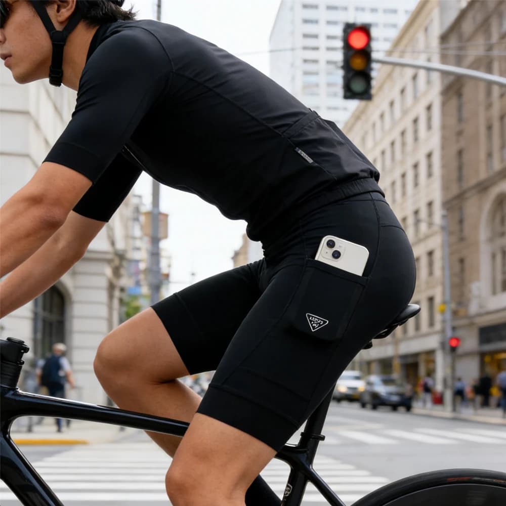 Women's Cycling Shorts with 4D upholstery and Pocket, Road and Mountain Bike Shorts