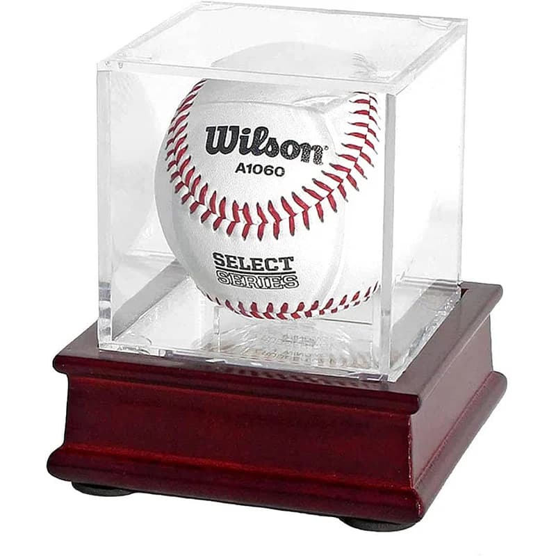 Scatola da Baseball in acrilico di qualità 1 Pc Display custodia trasparente per pallina da Tennis da Golf per supporto per scatola di immagazzinaggio di Souvenir