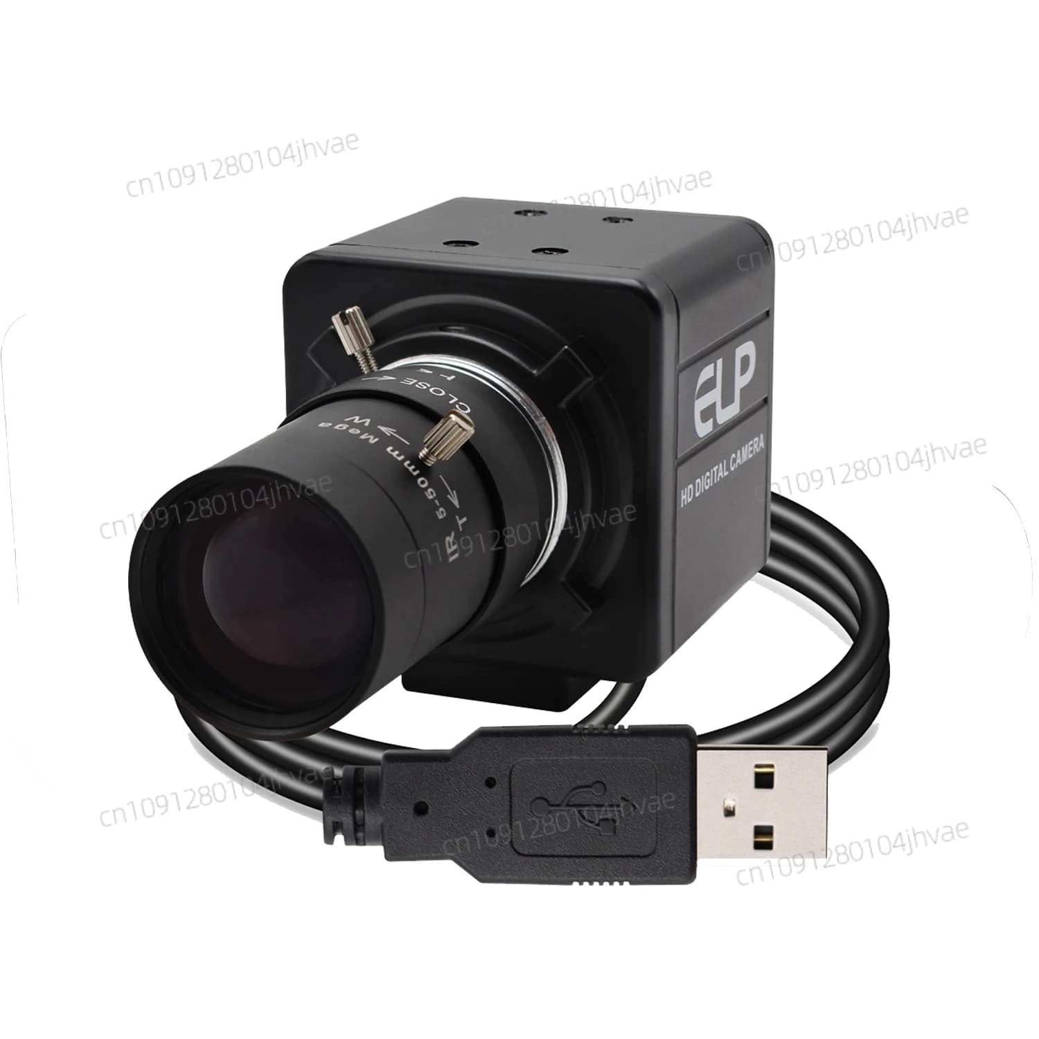 Webcam for PC ELP 4K Zoom varifocal 5-50mm Objective 10X IMX415 CMOS sensor HD high 30fps USB 2.0