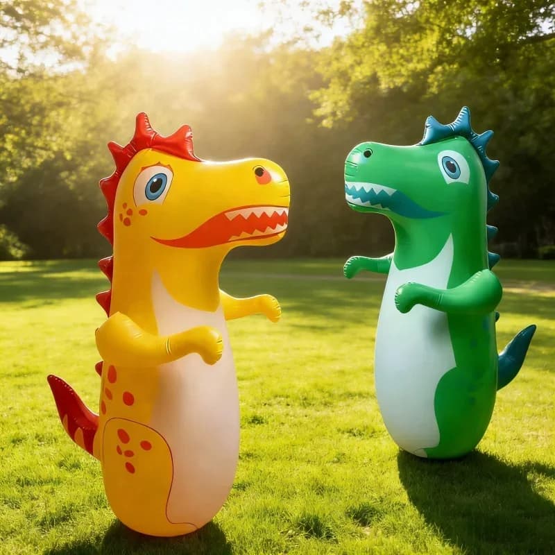 Giocattolo Gonfiabile da Spiaggia per Bambini, Roly-Poly, Sacco da Boxe Gonfiabile, Giocattoli Tumbler, Bop Animal Bag, Giocattoli Gonfiabili ad Aria