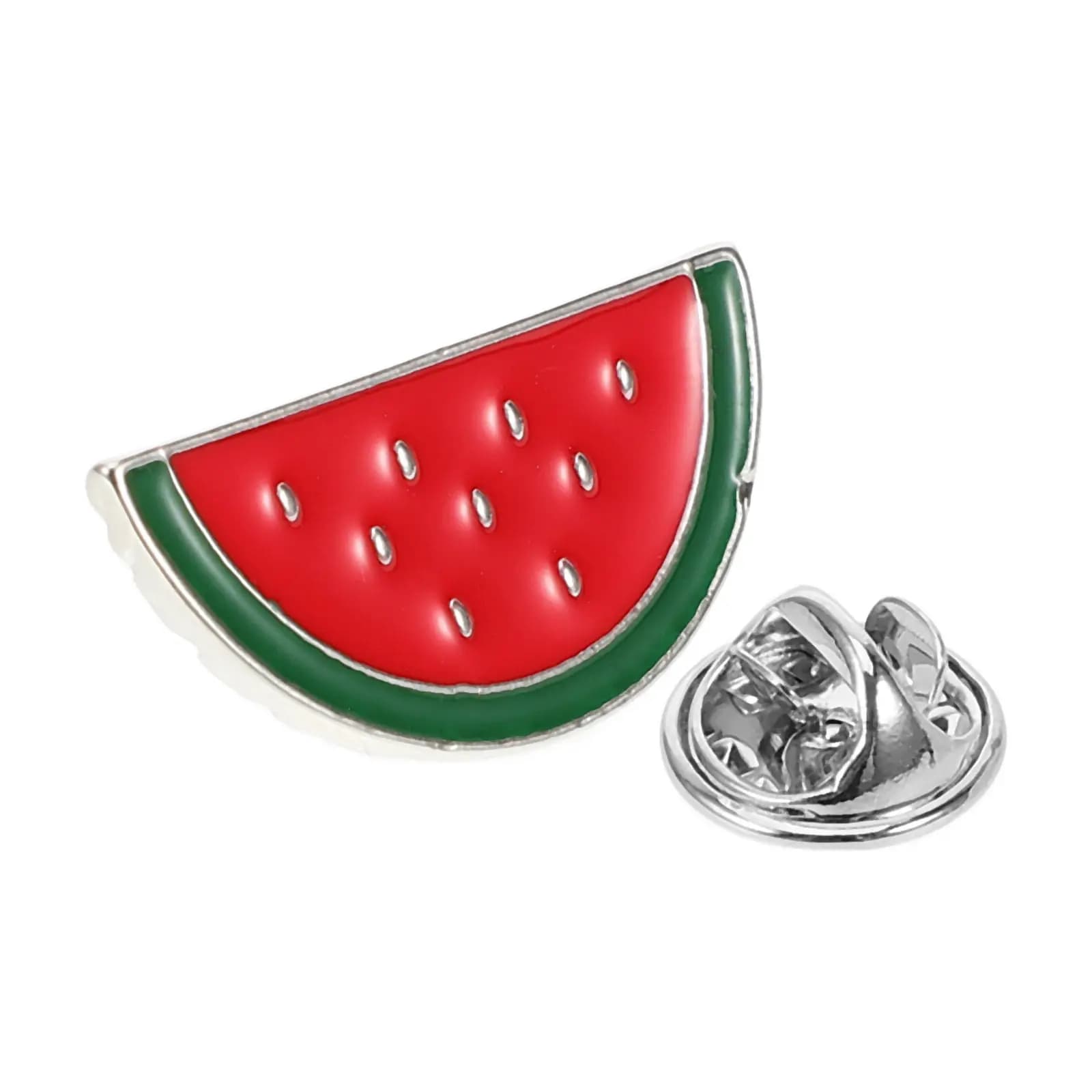 Watermelon shaped lamp in cartoon style, women's sweater clip, clothes accessories, shawls, cardigan, collar, scarf, gift idea