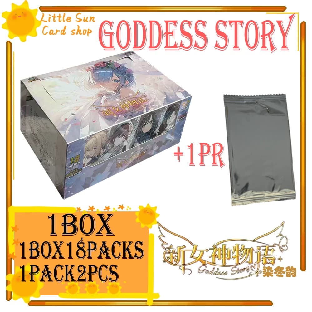 Nuovo Booster Box TCG Goddess Story Card Randongyun Chapter - Carte da Collezione con Personaggi Anime Carini, Giochi, Giocattoli, Regali