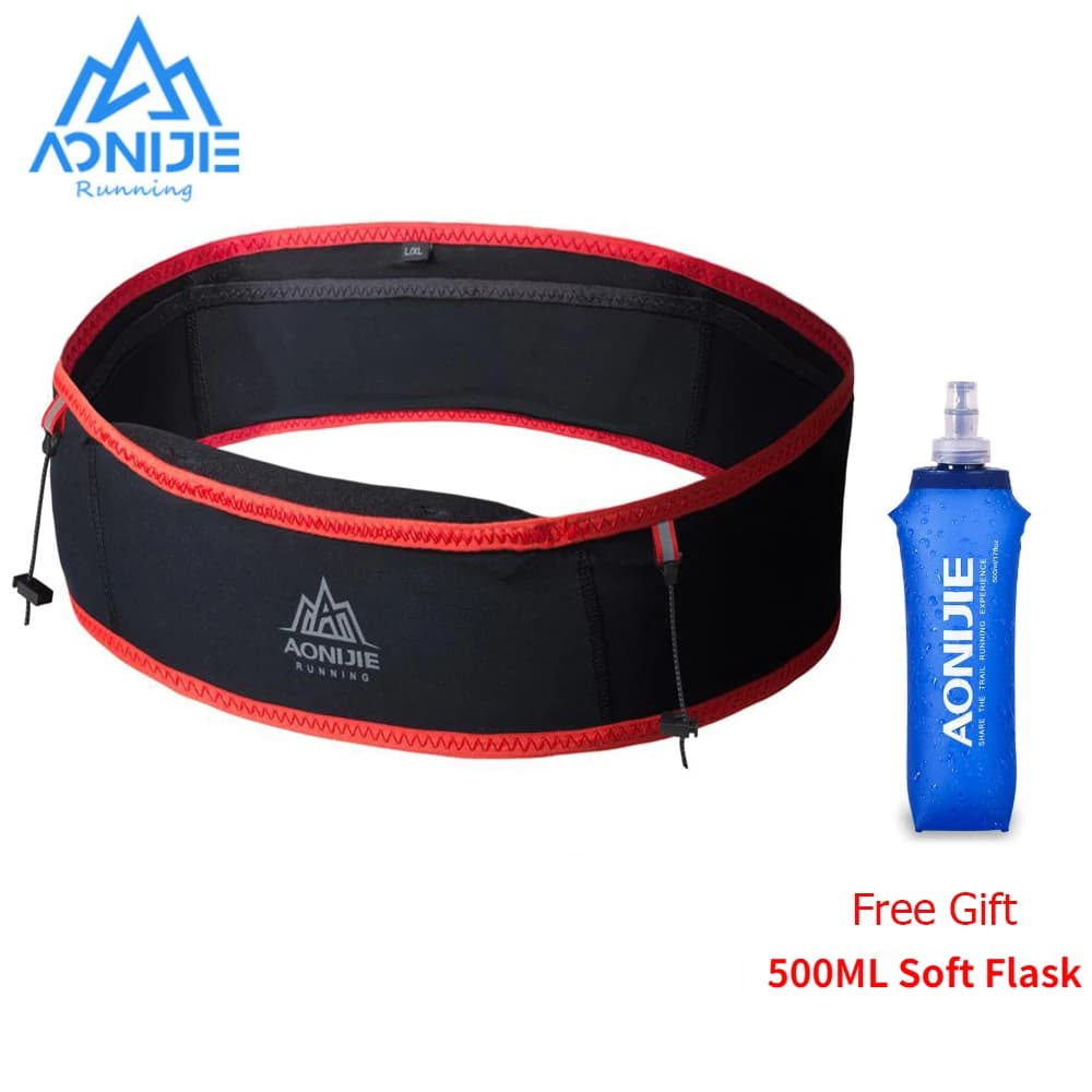 AONIJIE W938S Slim Jogging Running Waist Belt Bag Pack Travel Money Trail Marathon Gym Workout Fitness 6.9" Mobile Phone Holder