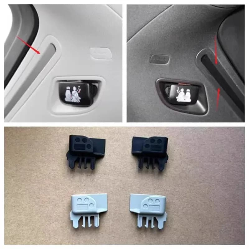 Per AUDI Q7 A4 S4 RS6 A6 Clip per cursore scorrevole per tenda di copertura posteriore 1 pz