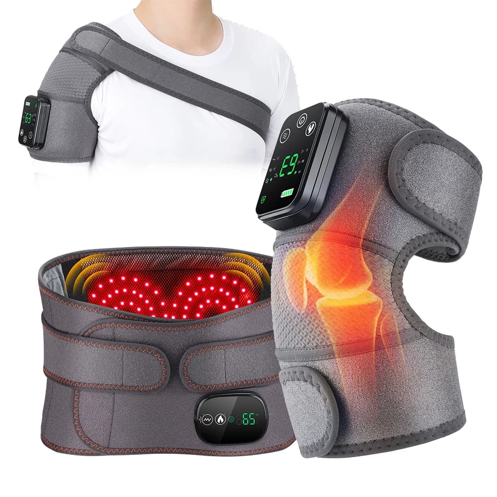 Massaggiatore elettrico per spalla/ginocchio/vita tutore per fisioterapia termica cintura riscaldante uterina macchina per massaggio senza fili Dropship