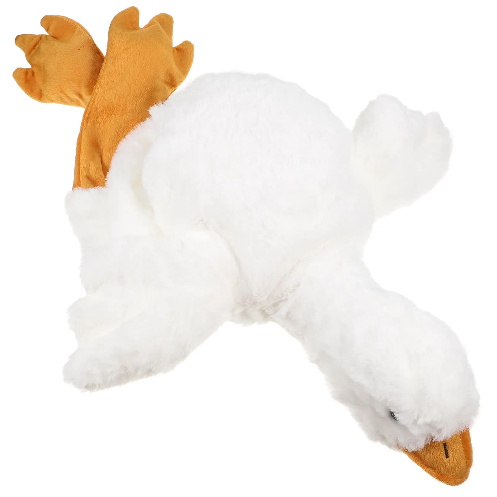 Simpatico Copricapo a Forma di Oca, Morbido Copricapo Gigante a Forma di Oca Imbottita per Servizi Fotografici e Spettacoli, Regalo Unico per Bambini, Adolescenti e Adulti