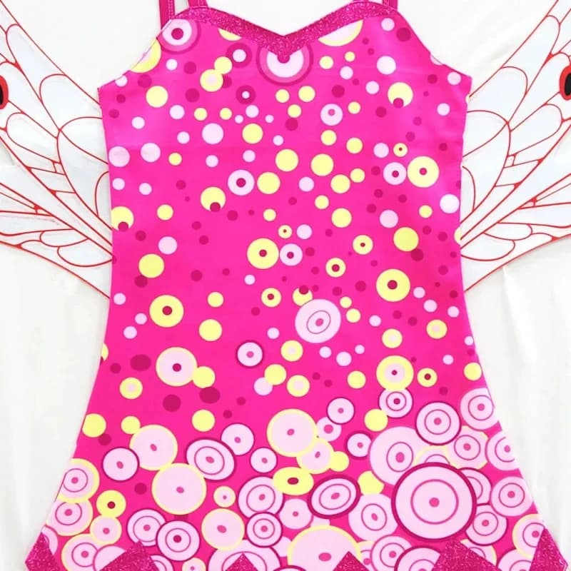Costumi di Halloween per Cosplay ★ Completo Set Me Fancy: Canotta, Gonna con Ali, Pantaloni e Braccialetto, Stesso Stile di Mia, Regalo di Natale Anime ☆ Nuovo