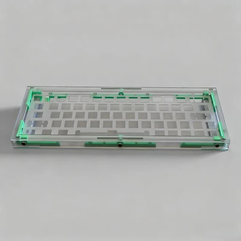 Alpha 60 lite Acrylic Keyboard Case Magnetic Switch Keyboard Shell Gaming Custom Mechanical Keyboard Accessories With PC Plate