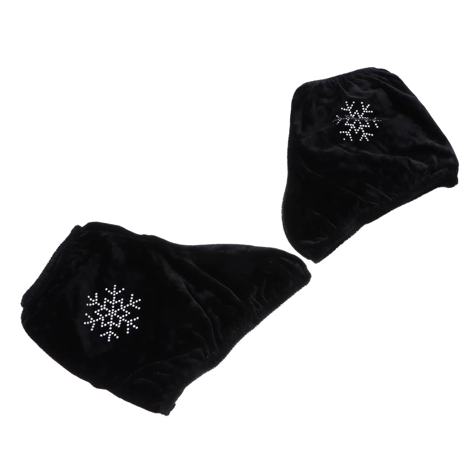Ice Skate Boot Covers One Pair Waterproof Elastic Protectors Wear Resistant for Figure Hockey Roller Skates