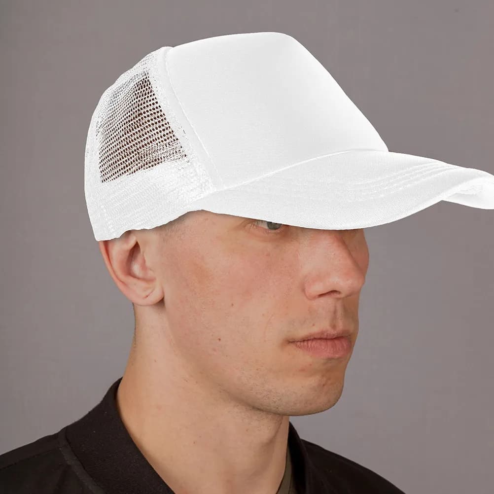 5Pcs Blank Mesh Baseball Cap DIY Heat Transfer Sublimation Hat for Men Women Lightweight Washable Breathable Casual Outdoor