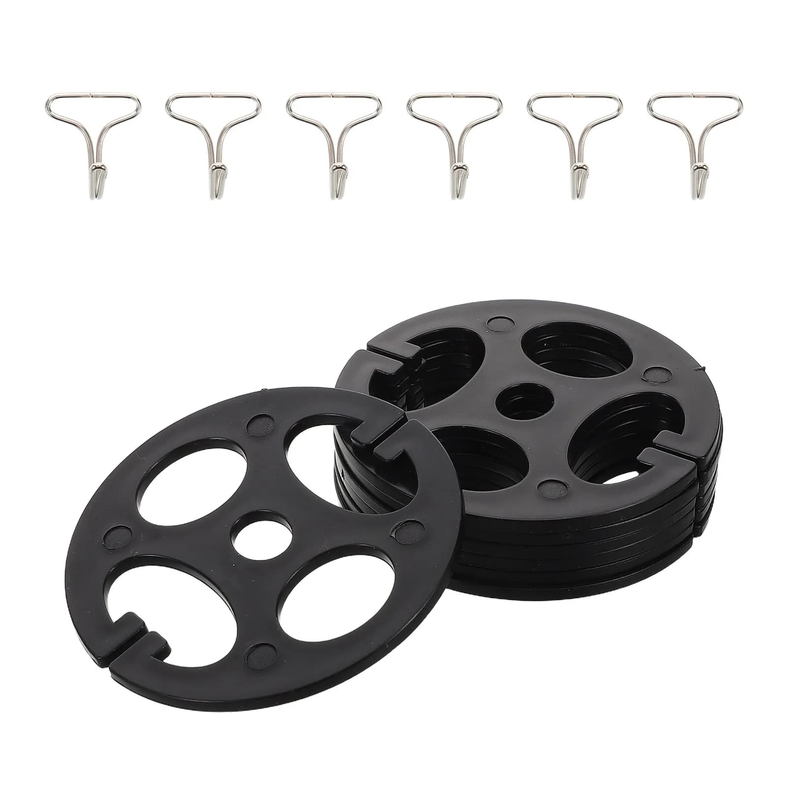 6Set Car Seat Cover Clips Metal Plastic Seat Fasteners Vehicle Interior Hooks Accessories Kit Car Accessories Covers