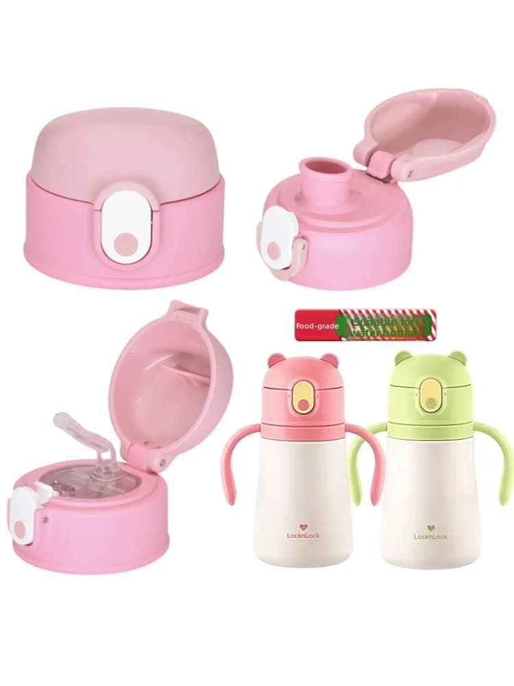 Lup Kids L3395 thermal bottle with Direct Drink Cover, Universal Cup Accessories