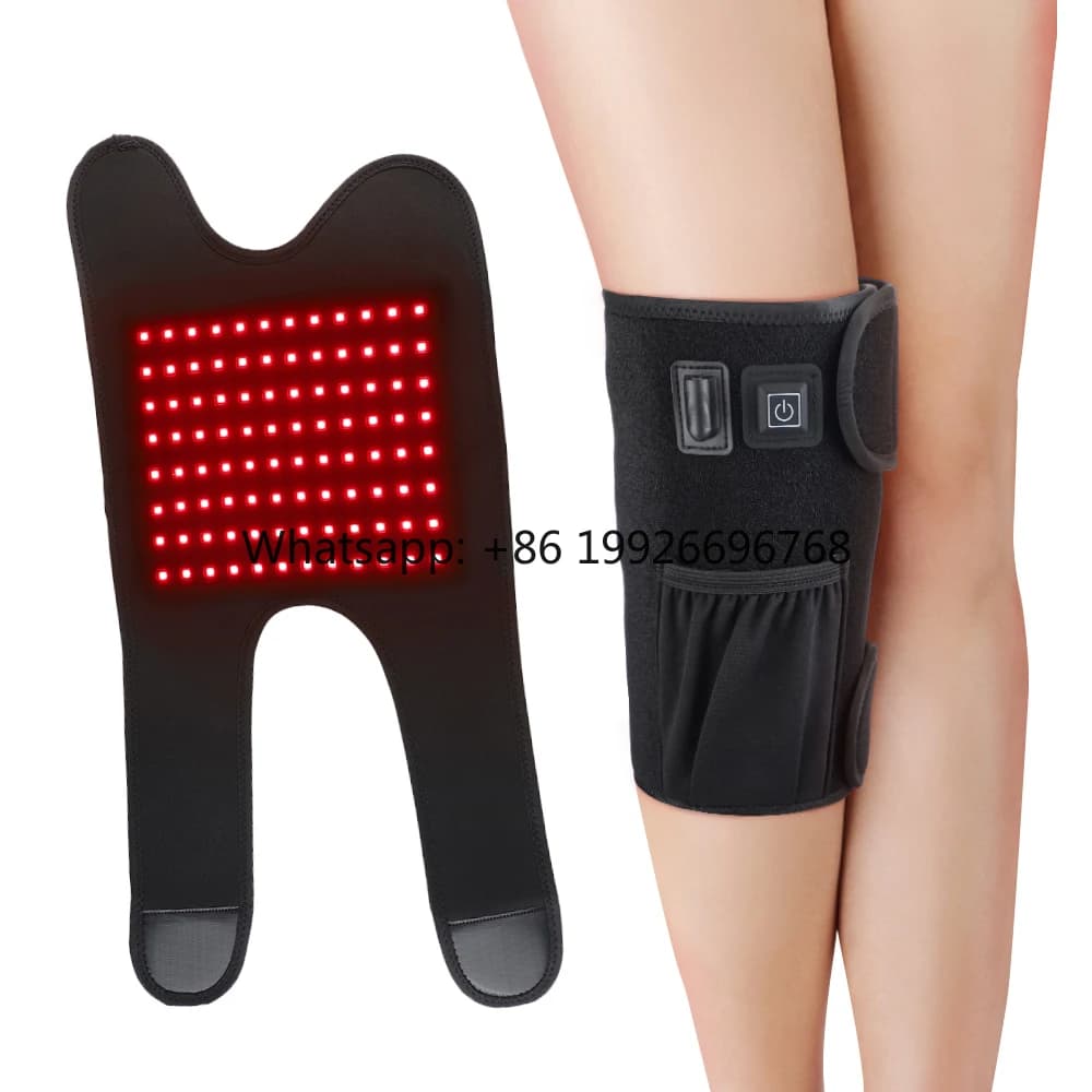 Sollievo dal dolore Luce a LED a infrarossi Spalla Gomito Avvolgimento Ginocchiere Cintura Ginocchiera per terapia della luce rossa