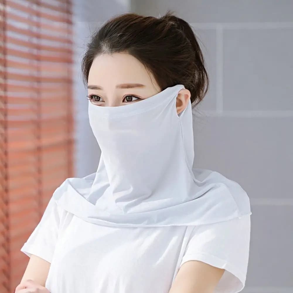 Sciarpa Elastica Estiva Unisex per Uomo e Donna, Protezione Solare UV, Copricapo Sportivo in Seta Ghiaccio