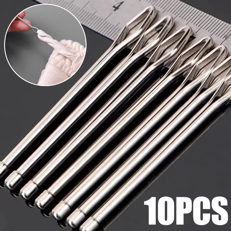 1-10Pcs Elastic Belt Threading Device Rubber Band Lead DIY Sewing Tool Accessories Household Sewing Special Waist Rope Threading