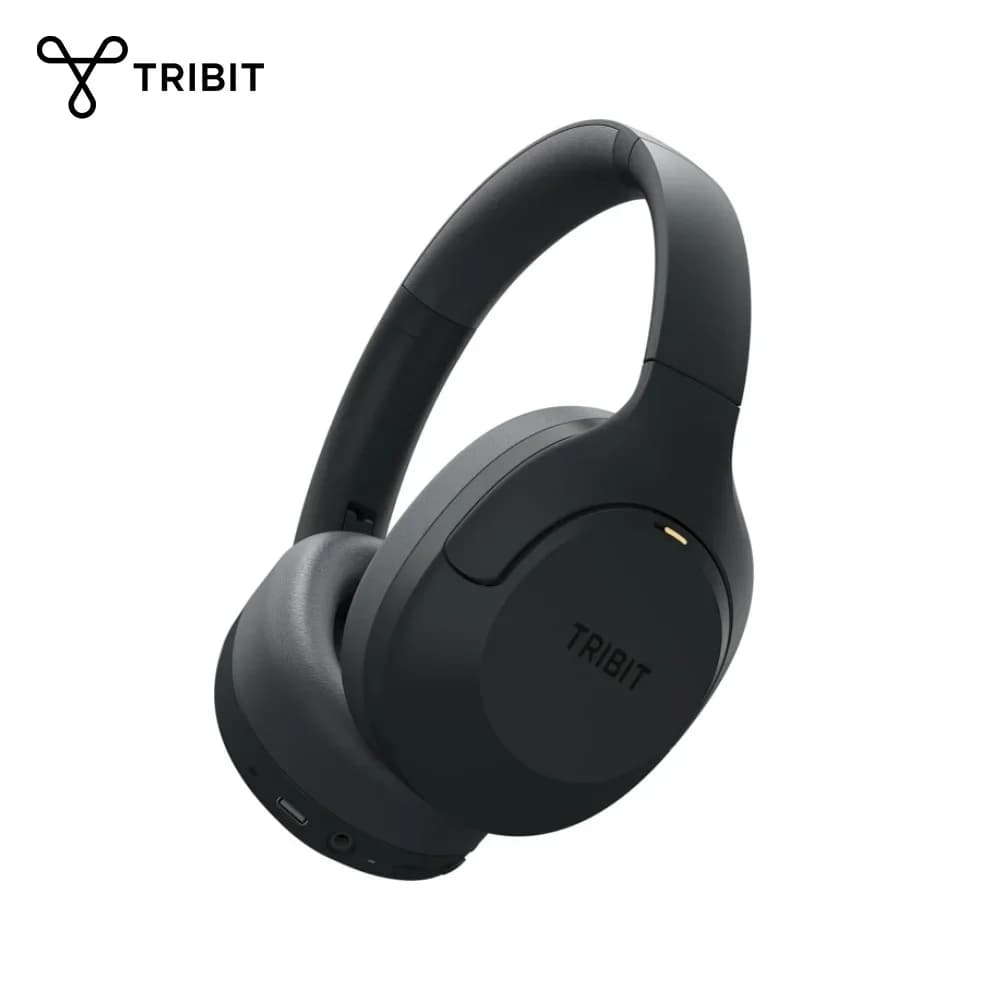 Tribit QuietPlus 81 ANC, XBass, 110 hours playback, Bluetooth 6.0, 6 EQ customized, Bluetooth folding headset for home/moving