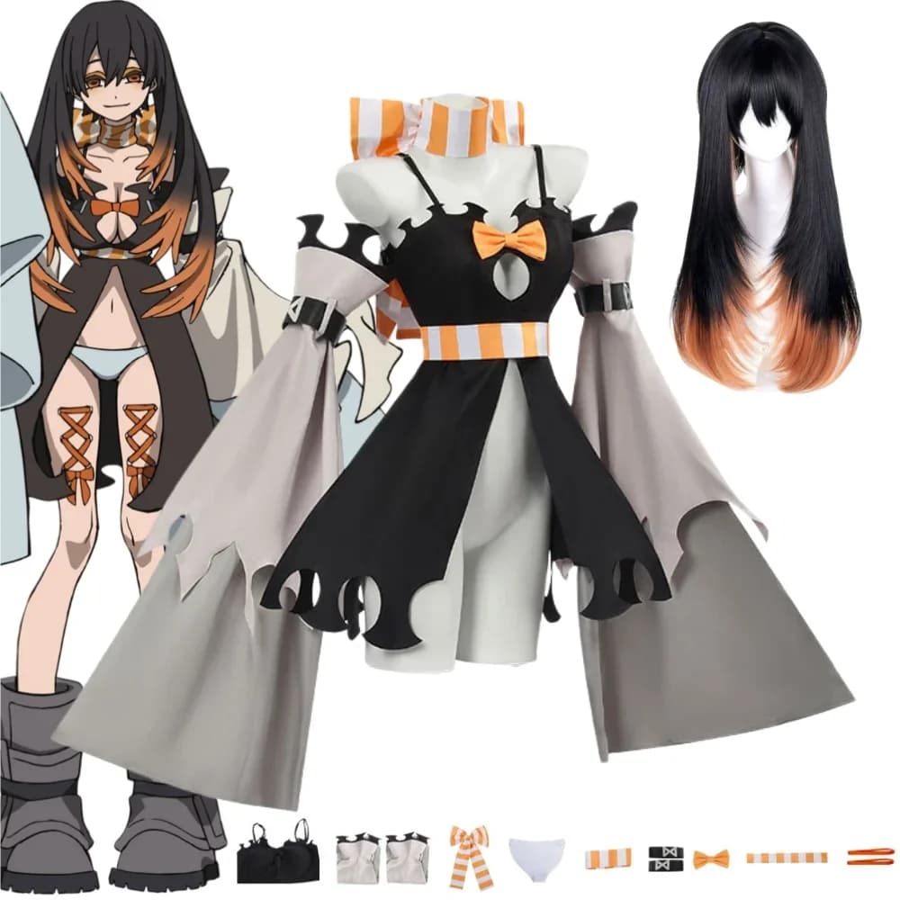Cosplay Soul Costume Wig, Christmas and Halloween Costumes for Men and Women