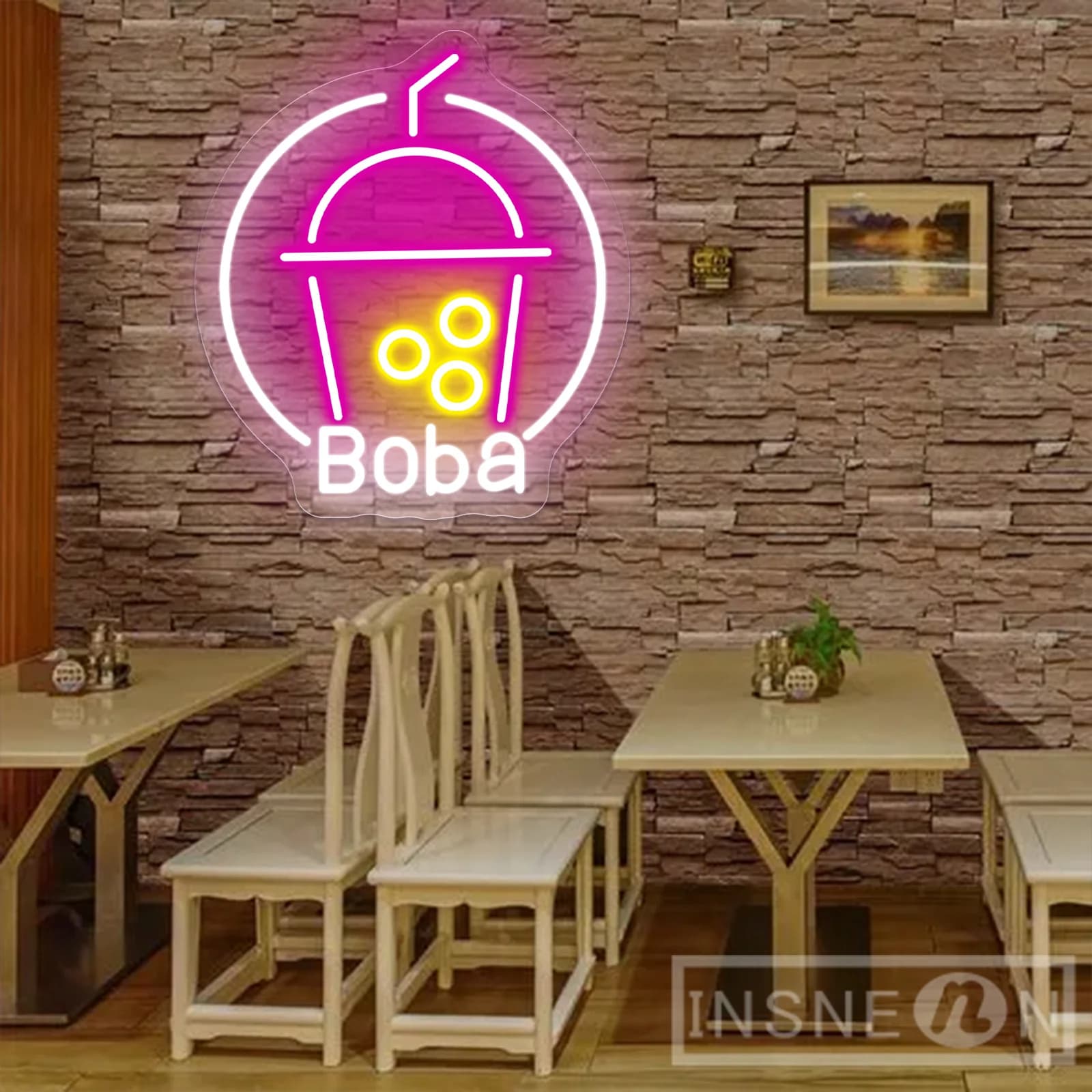 Bubble Tea Neon Sign Led Light Boba Tea Shop Welcome Decoration Room Cafe Restaurant Decor Wall Hanging Art Neon Lights Signs
