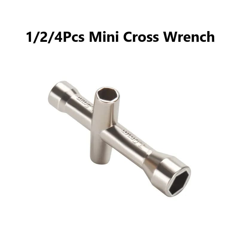 Mini Chiave A Croce M2/M2.5/M3/M4 Vite Dado Chiave A Croce Esagonale Parti Della Stampante 3D Strumento di Rimozione Per E3D V6 Ugello Piccola Chiave