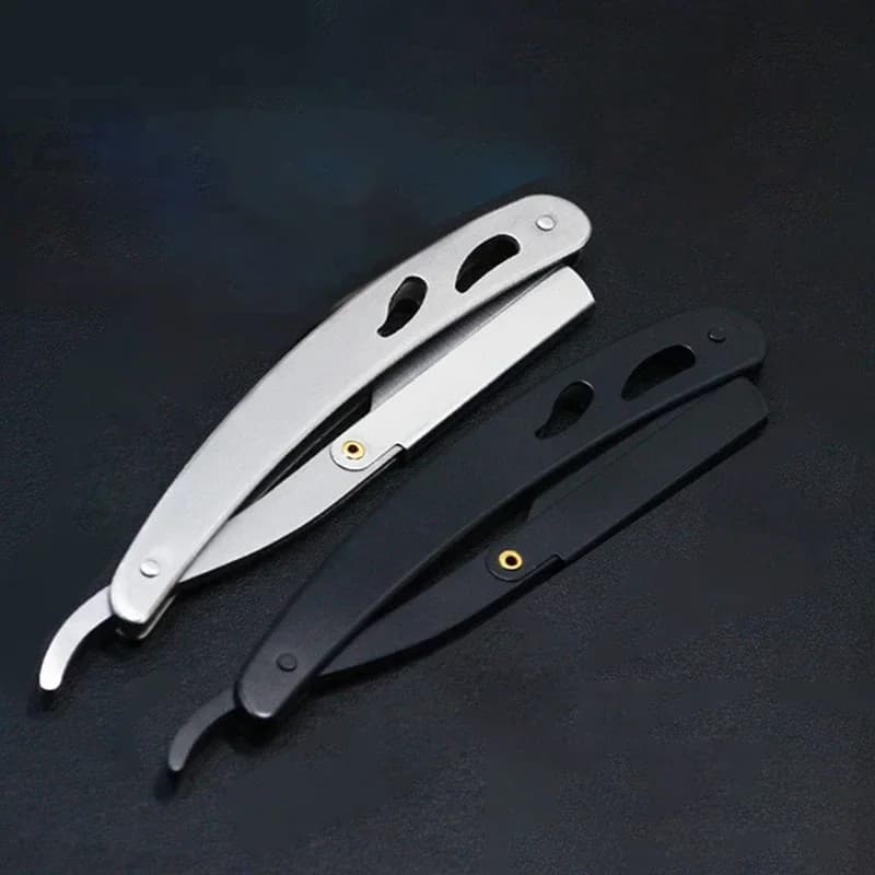 Men's Shaving Satin Professional Barbiere Safety Razor Edge Sharp Shaving Shavers Stainless Steel Barber Knife Beard Satin Tools