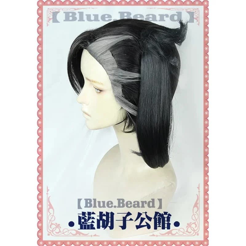 Parrucca Cosplay Anime Game Sword/Shield Hero Marnie in Fibra Resistente alle Alte Temperature, Capelli Neri con Due Coda di Cavallo + Omaggio