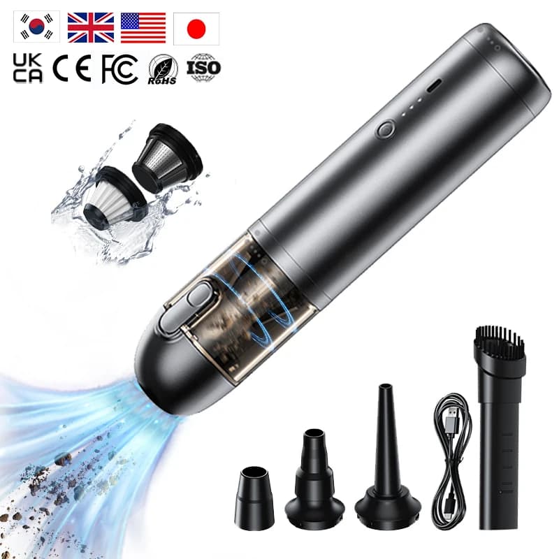Auto Air Dust Buster Cordless Rechargeable 15000pa Powerful Wireless Portable Vacuum Cleaner