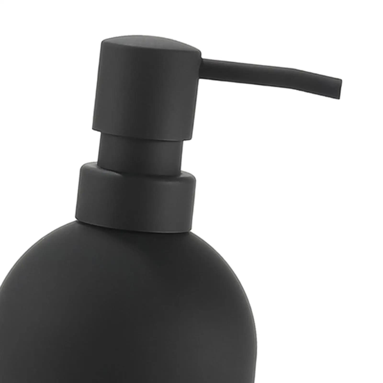 Dispenser di Sapone Nero Moderno 480ml, Bottiglia con Pompa, Accessori per Bagno, Organizzatore per Lozioni per Casa e Bagno